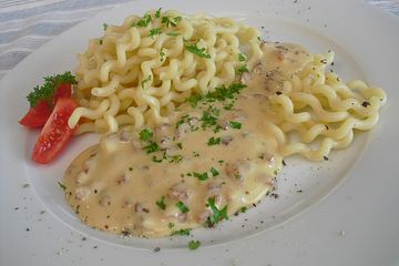 Einfache Sahne Sauce Fur Nudeln Und Co Von Saskia93 Chefkoch