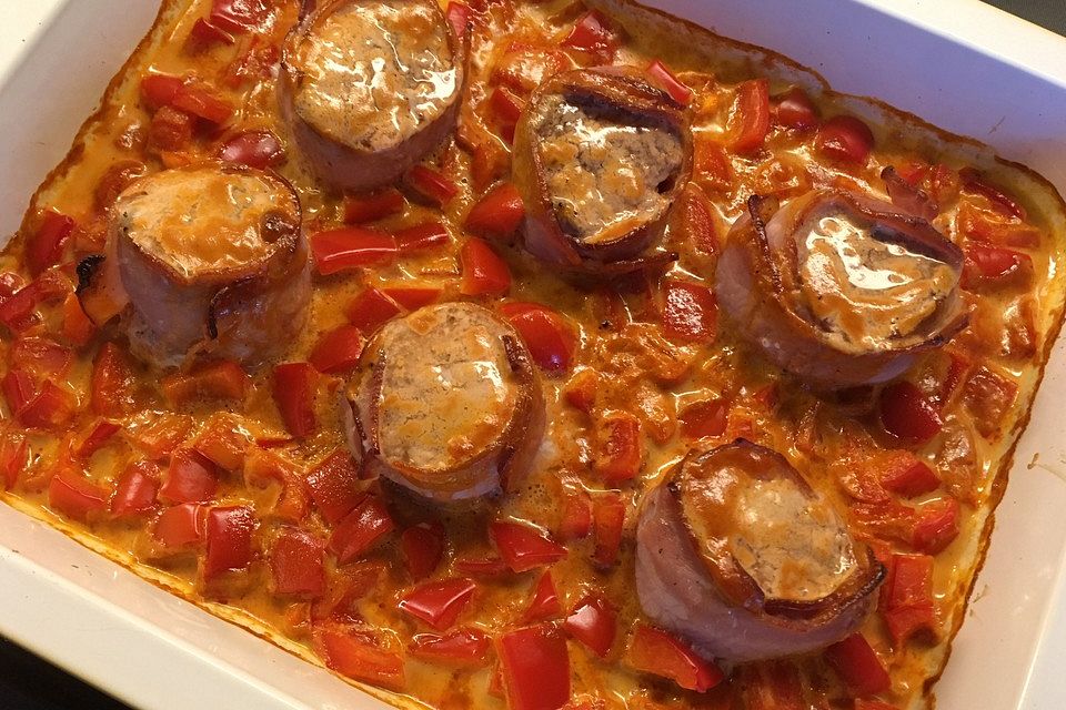 Schweinefilet in Paprika - Sahne Soße