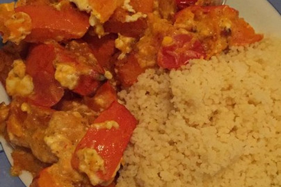 Kürbis-Feta-Tomaten-Auflauf