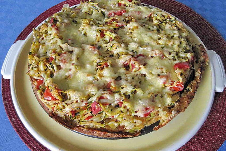 Tomaten-Zucchini-Tarte