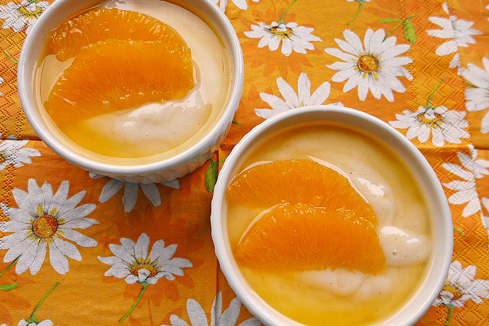 Weiße Schokolade - Pudding mit Eierlikör