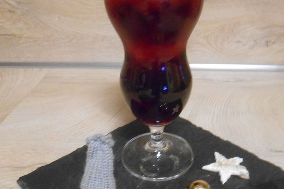 Eisgekühlter Glühwein-Sekt Eisgekühlter Glühwein-Sekt