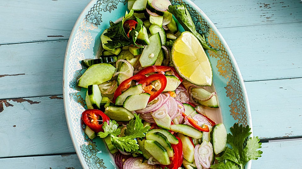 Ajad - Thailändischer Gurkensalat als Beilage von Dorry| Chefkoch