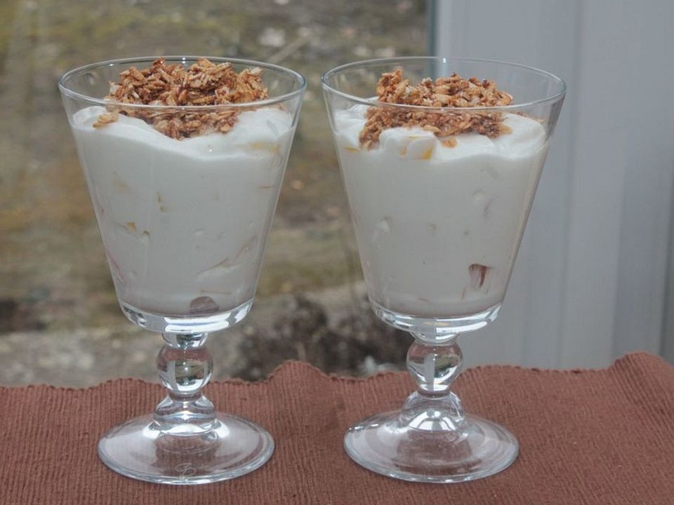 Quarkcreme mit Obst und Haferflocken von MissBlueberry| Chefkoch