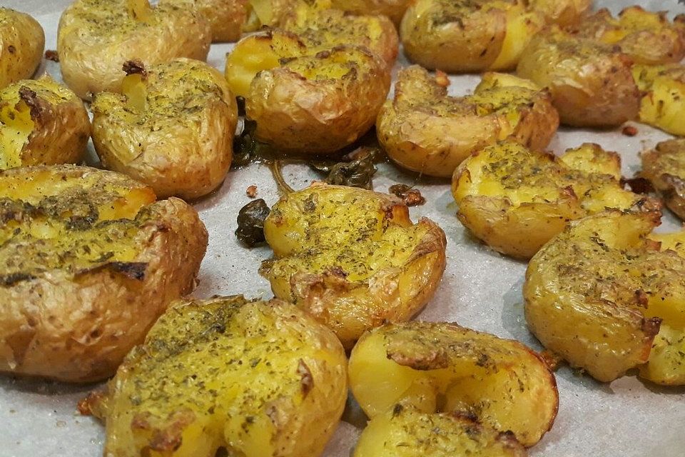 Quetschkartoffeln vom Backblech – Crushed Potatoes