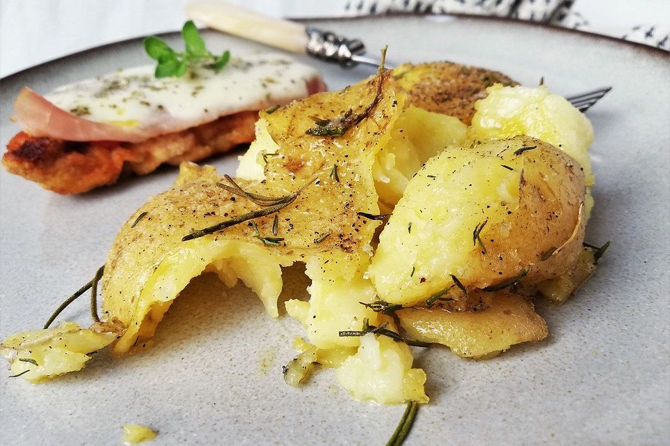 Quetschkartoffeln vom Backblech – Crushed Potatoes