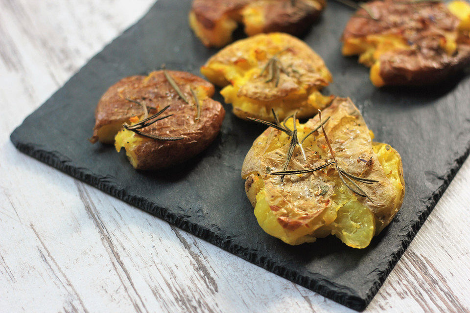 Quetschkartoffeln vom Backblech – Crushed Potatoes