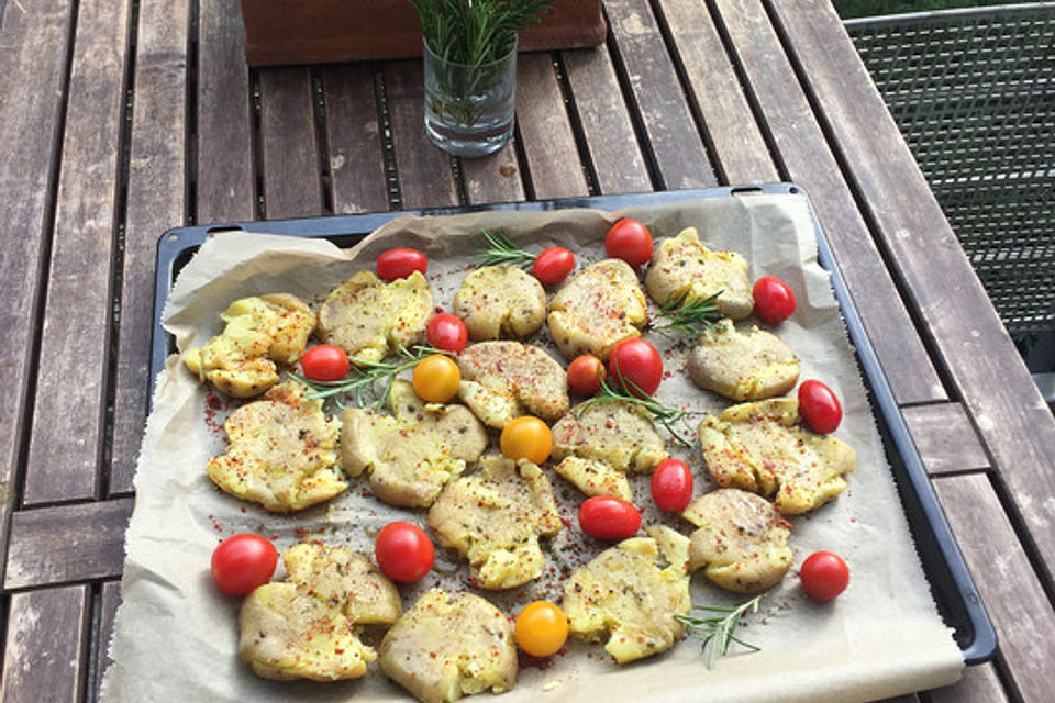 Quetschkartoffeln vom Backblech – Crushed Potatoes