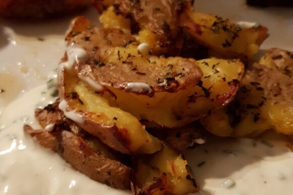 Quetschkartoffeln vom Backblech – Crushed Potatoes