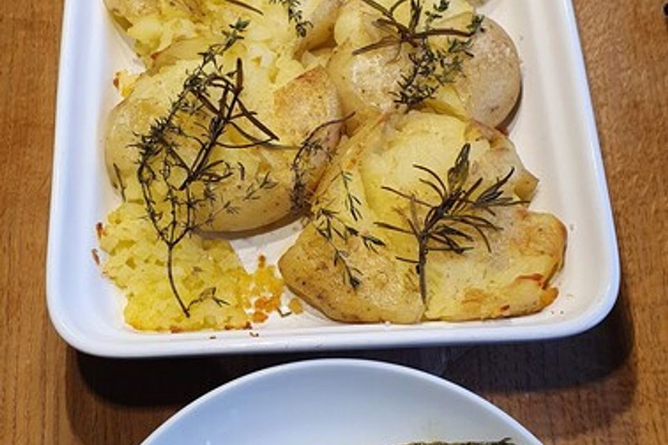 Quetschkartoffeln vom Backblech – Crushed Potatoes