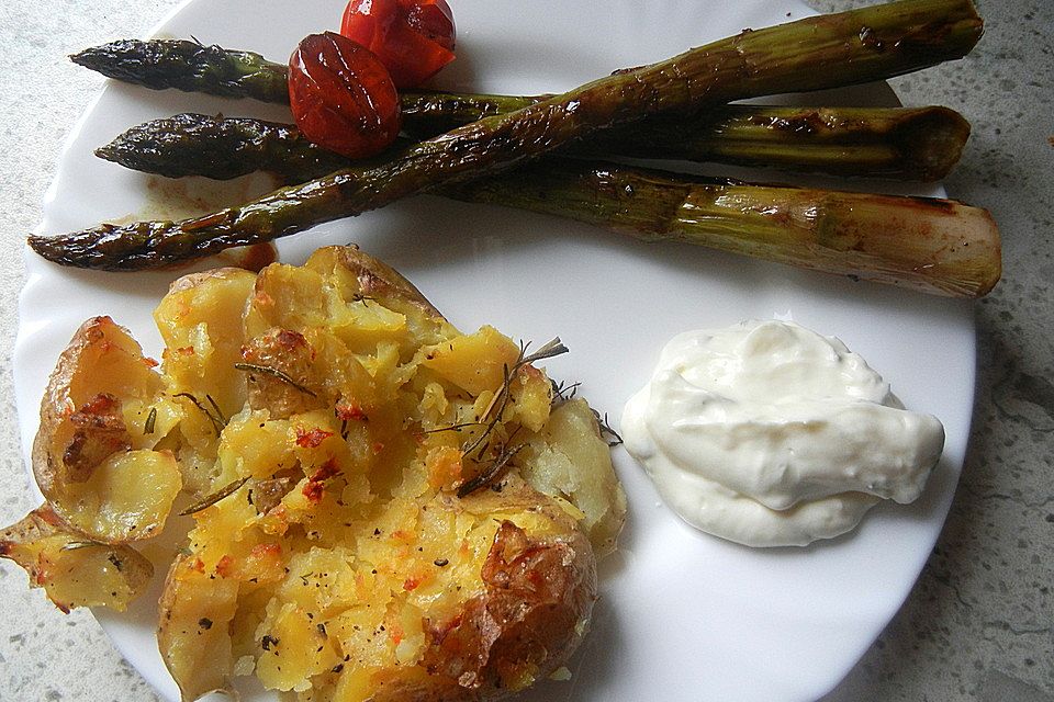 Quetschkartoffeln vom Backblech – Crushed Potatoes