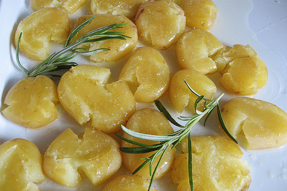 Quetschkartoffeln vom Backblech – Crushed Potatoes