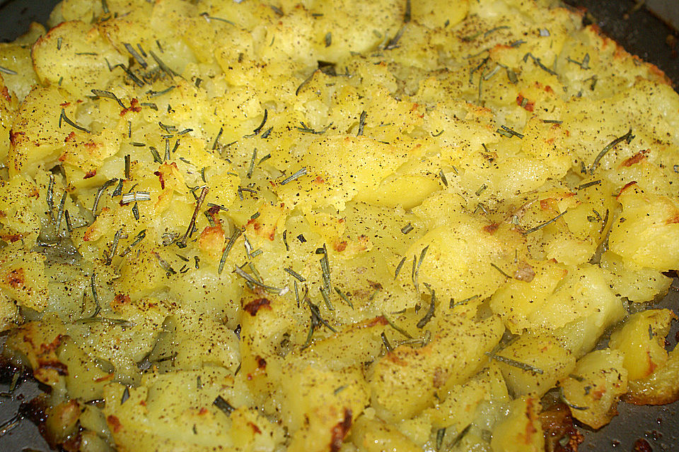 Quetschkartoffeln vom Backblech – Crushed Potatoes