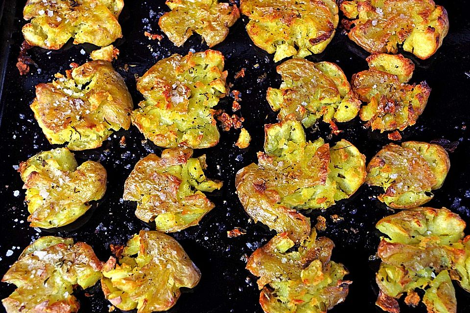 Quetschkartoffeln vom Backblech – Crushed Potatoes
