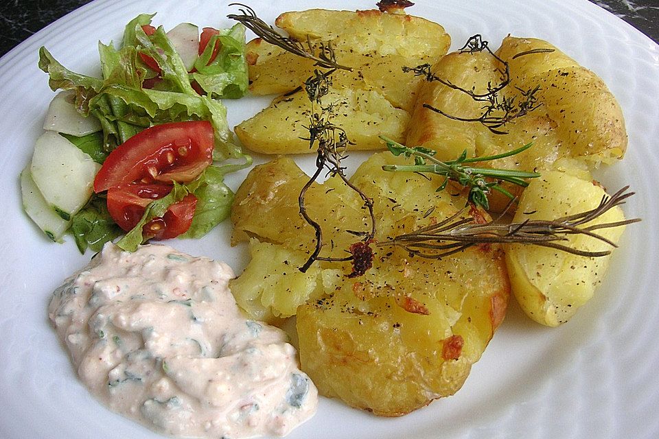 Quetschkartoffeln vom Backblech – Crushed Potatoes