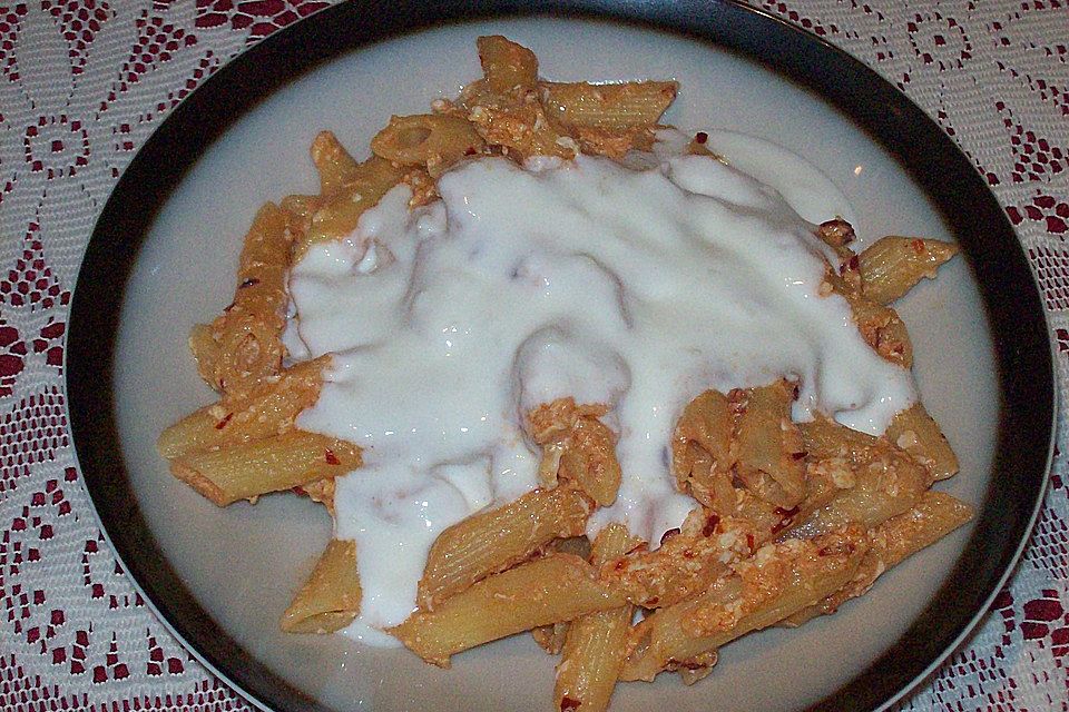 Nudeln mit Joghurt Nudeln mit Joghurt