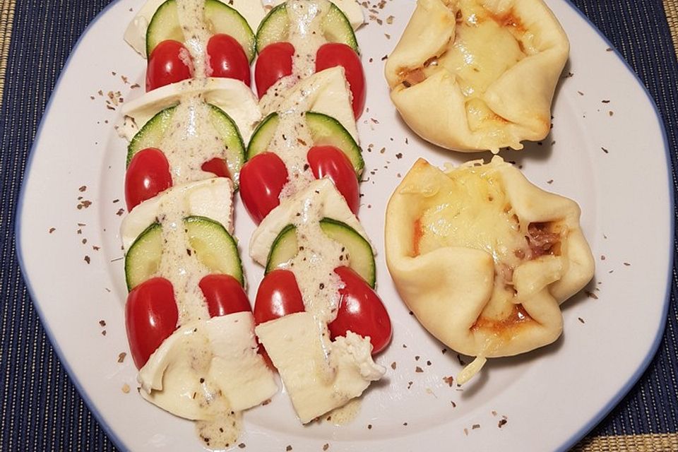 Tomaten-Mozzarella-Salat mit Pfiff