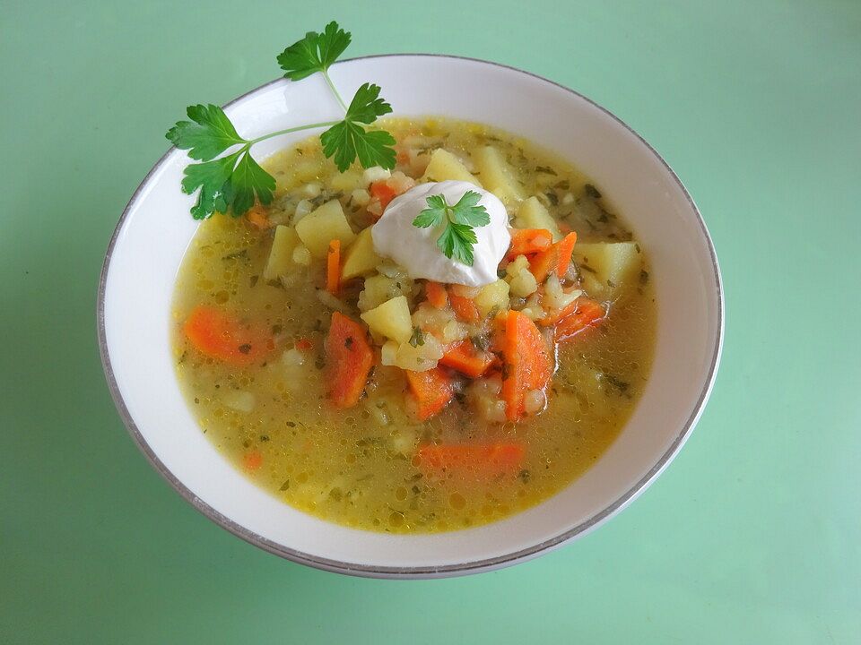 Karotten-Kartoffel-Suppe mit Schmand von picolino1810| Chefkoch