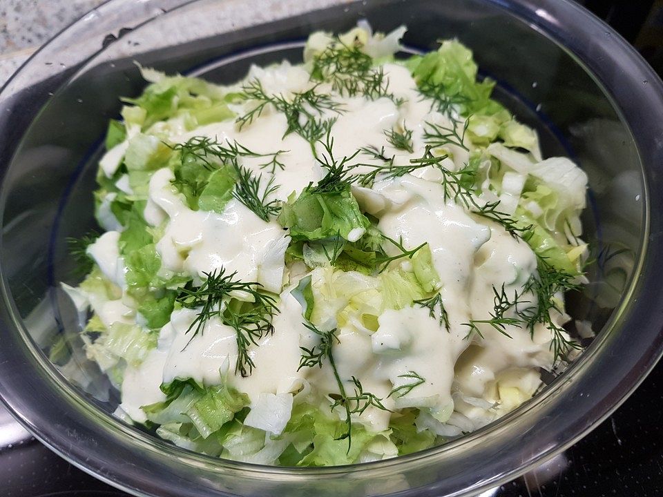 Salat mit süßer Dillsauce von KochMaus667| Chefkoch