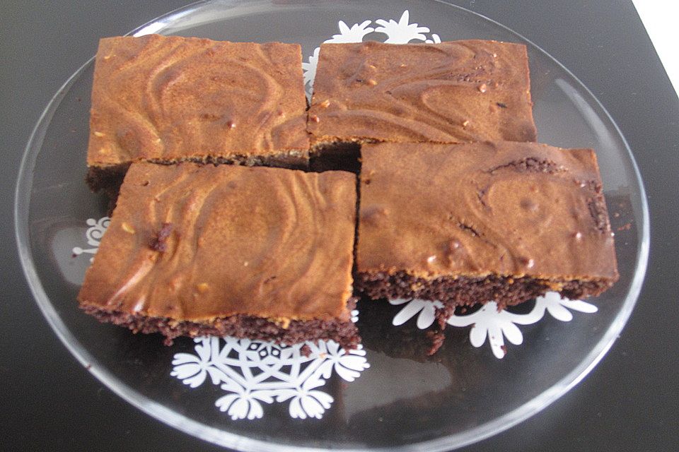 Schoko-Peanut-Brownies