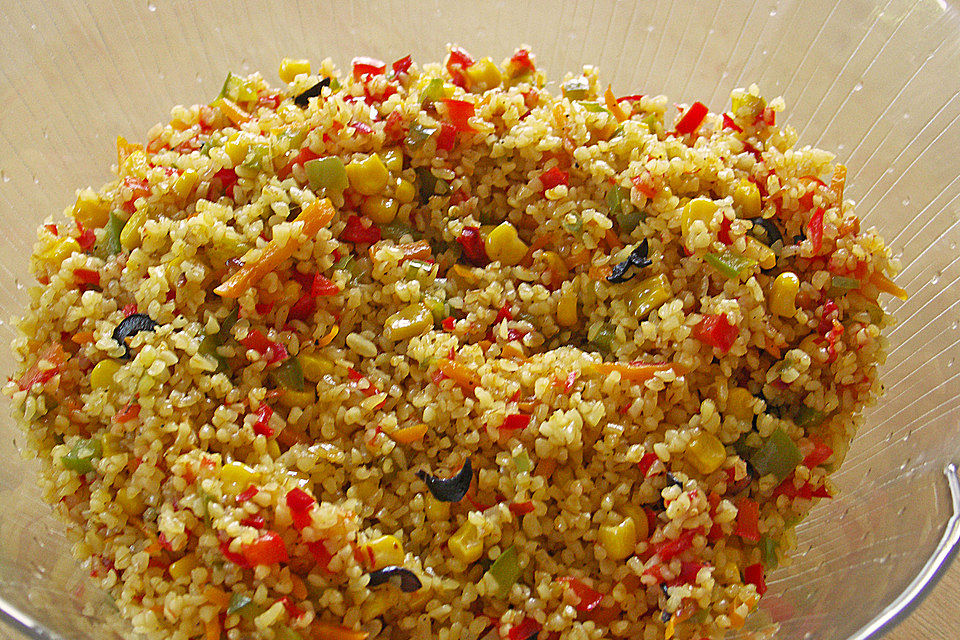 Bulgur-Gemüse Pfanne