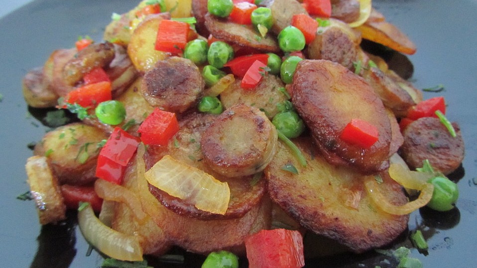 Amerikanische Bratwurst-Bratkartoffelpfanne von sukeyhamburg17