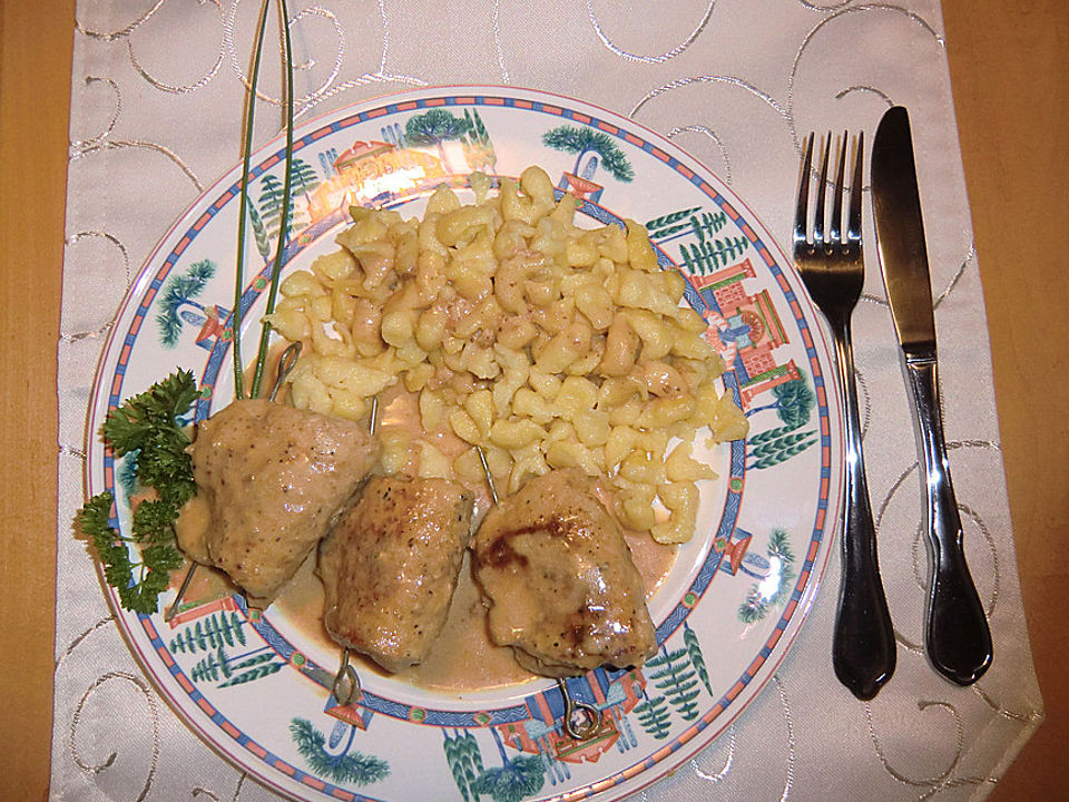 Weißwursttaschen in süßer Senf Sauce von Boballe| Chefkoch