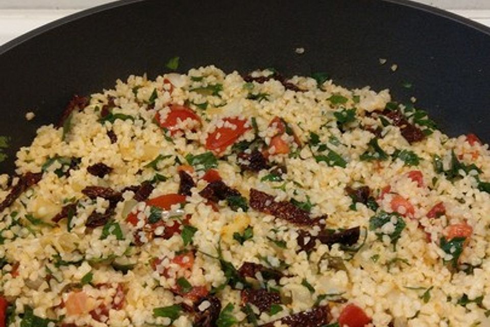 Nicoles Couscous-Frittata mit getrockneten Tomaten