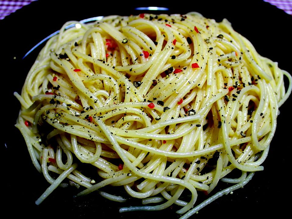Chili - Spaghetti mit Knoblauch von schorsch12 | Chefkoch