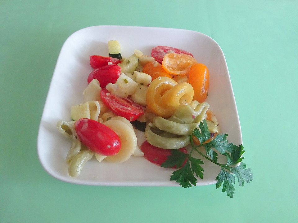 Schnelle Zucchini Halloumi Pasta Von Julzalicious Chefkoch