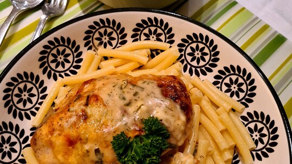 Hähnchenbrust in Kräutersoße von Devilicious