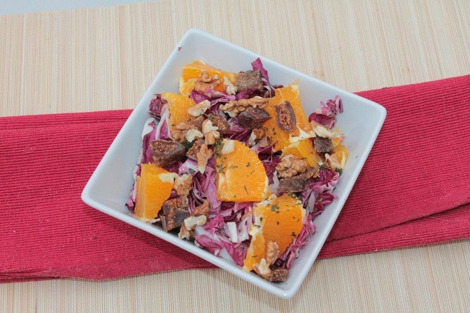 Radicchio-Orangen-Salat