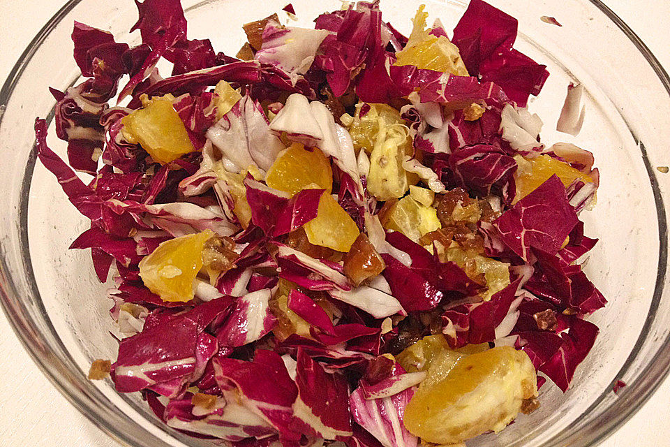 Radicchio-Orangen-Salat