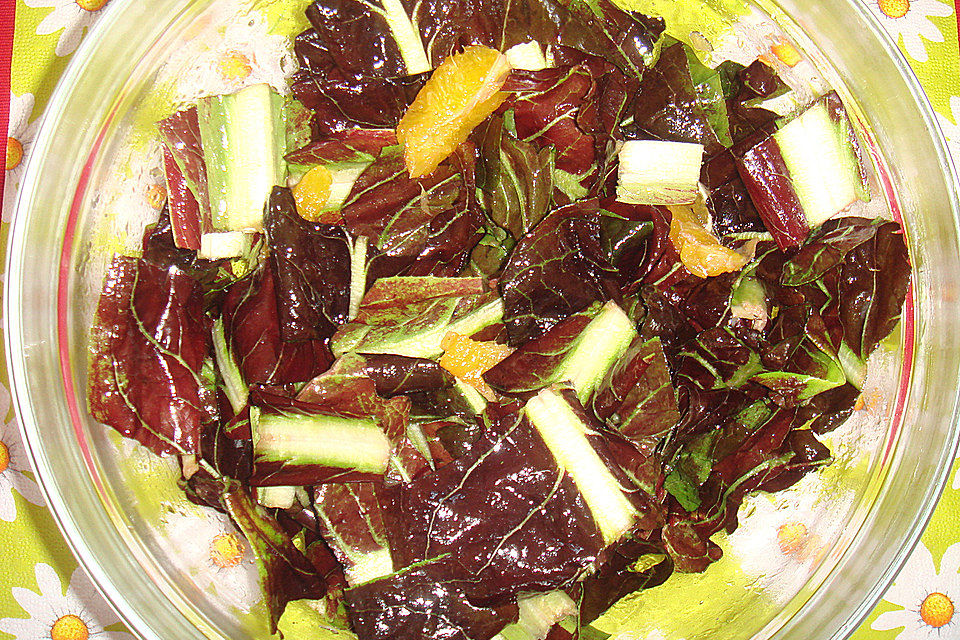 Radicchio-Orangen-Salat