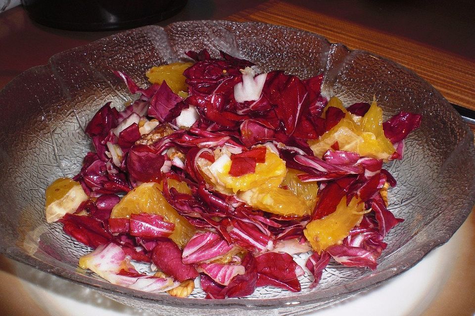 Radicchio-Orangen-Salat