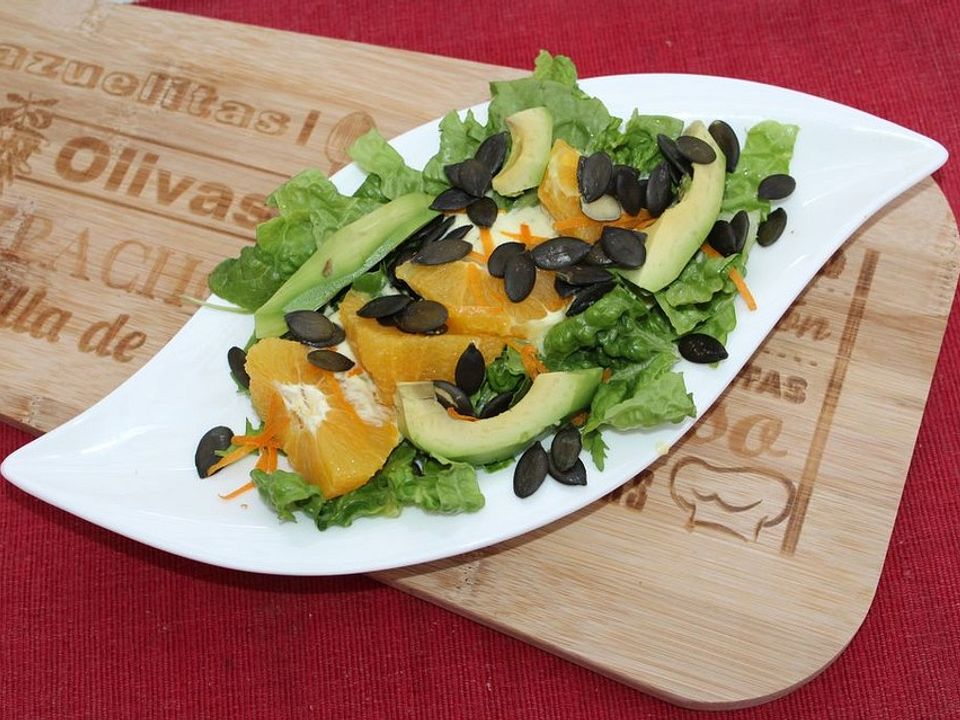 Orangen-Avocado-Salat von yamyamiie| Chefkoch