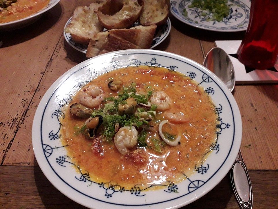 Fenchelsuppe mit Tomaten und Krabben von Probierbär| Chefkoch