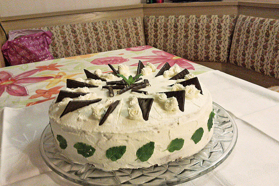 Schoko-Mint-Torte