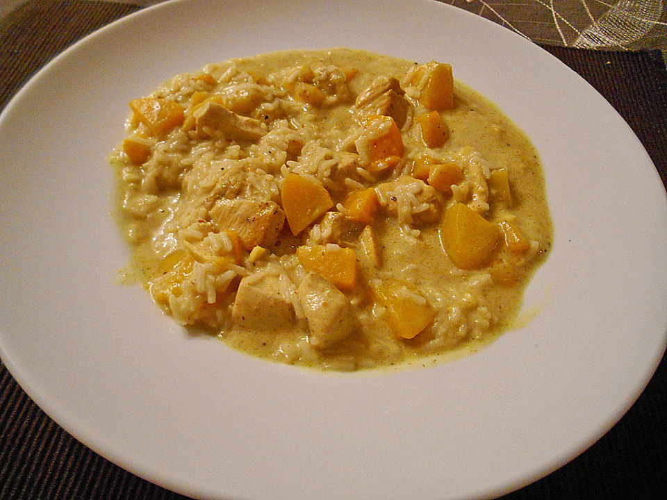 Curry mit Pfirsich und Bananen von Soeggchen | Chefkoch Curry mit Pfirsich und Bananen von Soeggchen | Chefkoch