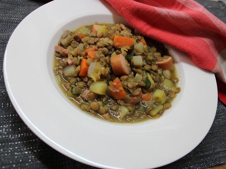 Vegetarische Linsensuppe von medingm| Chefkoch