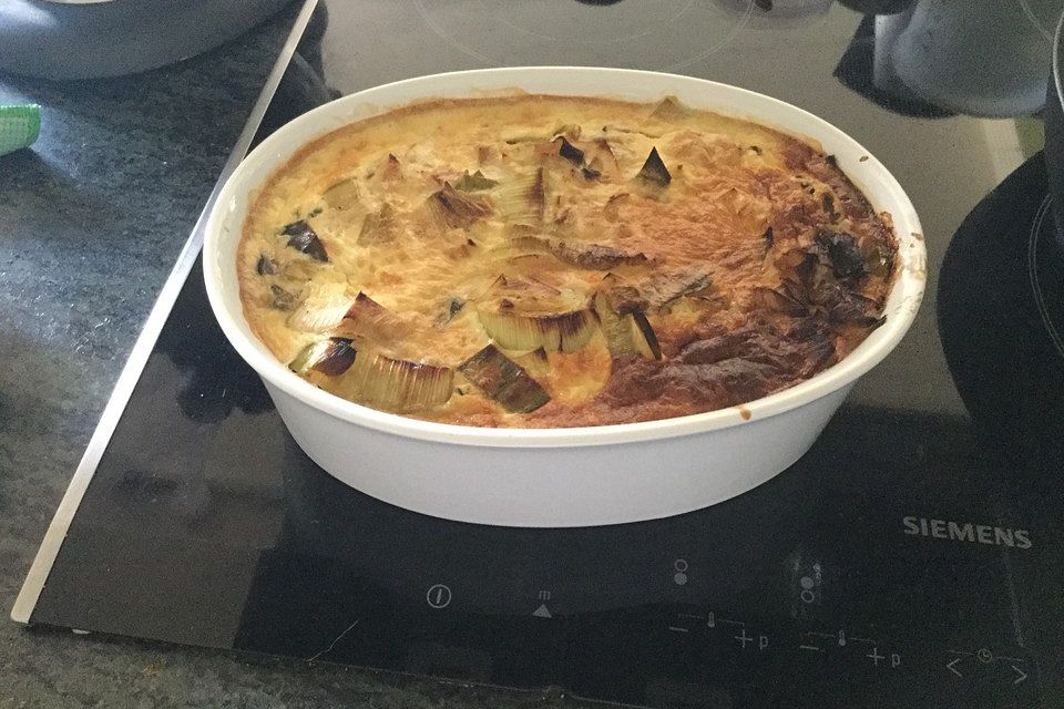 Apfel-Lauch-Gratin