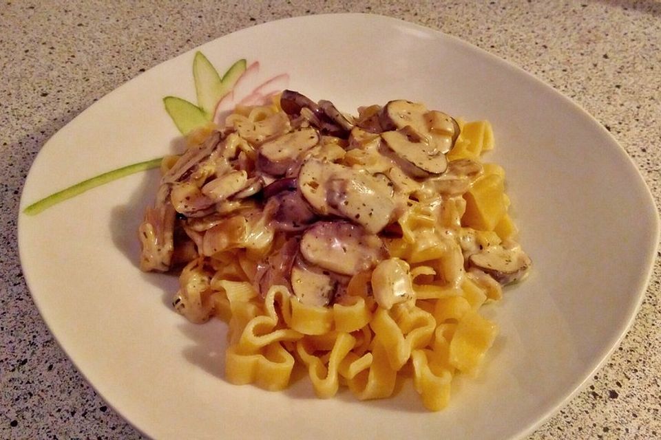 Champignon Nudelsoße