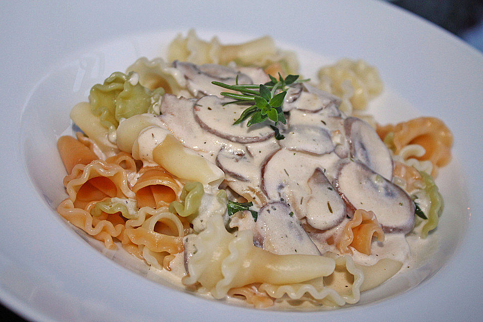 Champignon Nudelsoße