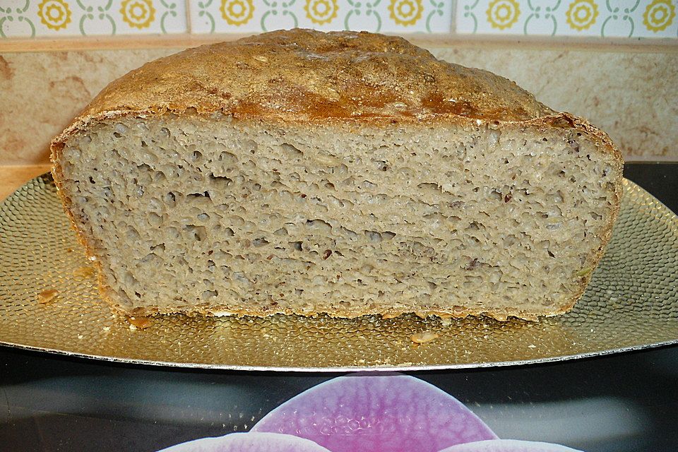 Mischbrot ohne Sauerteig