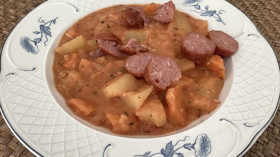 Karibischer Möhren-Kartoffel-Eintopf von AngelikaSpieker Karibischer Möhren-Kartoffel-Eintopf von AngelikaSpieker