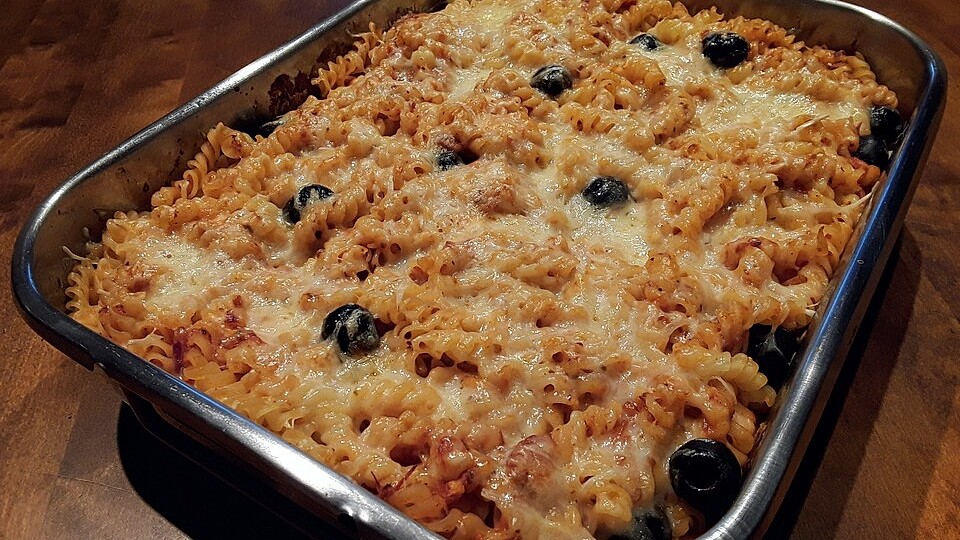Kalorienarmer Nudelauflauf mit Tomatensoße von snoopie01| Chefkoch