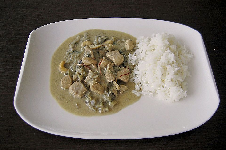 Sweet Green Thai Chicken Curry