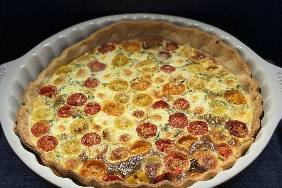 Tomaten-Mozzarella-Tarte