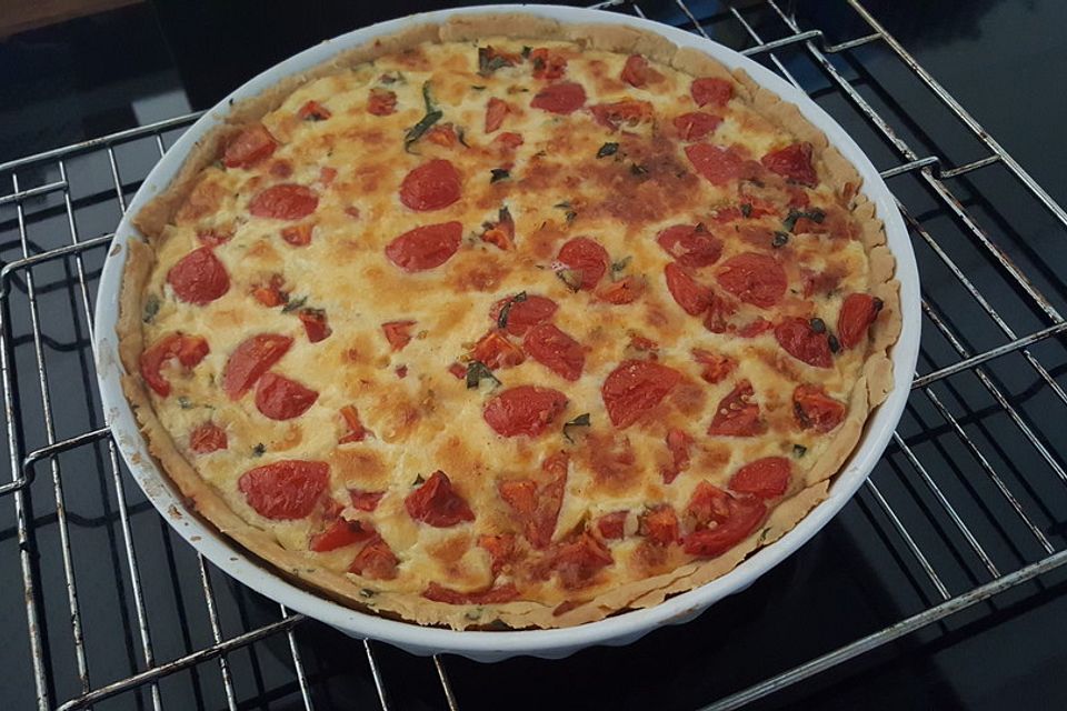 Tomaten-Mozzarella-Tarte