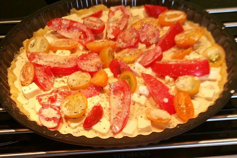 Tomaten-Mozzarella-Tarte